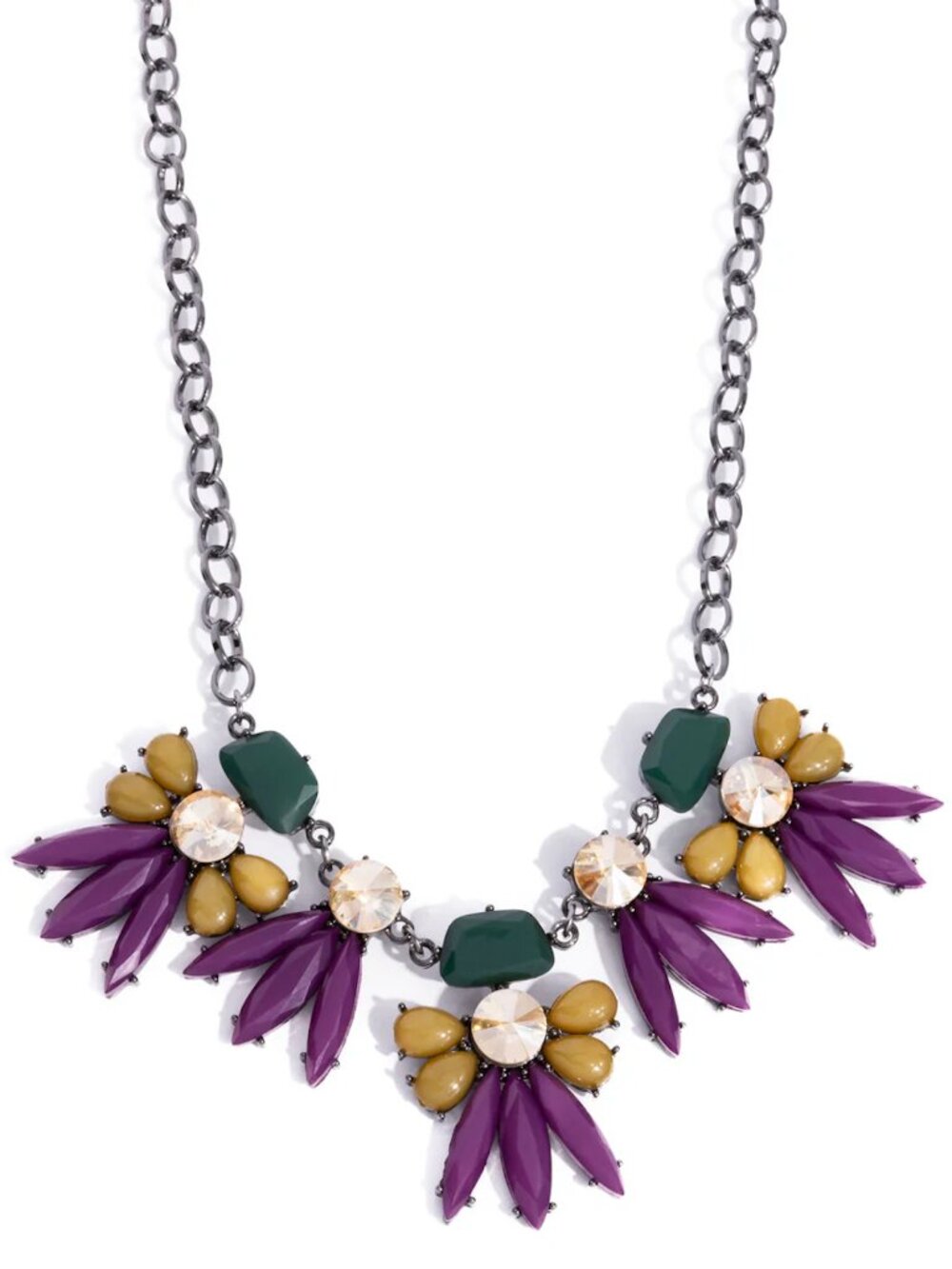 Paparazzi Folklore Flair Purple Necklace & Earrings Set